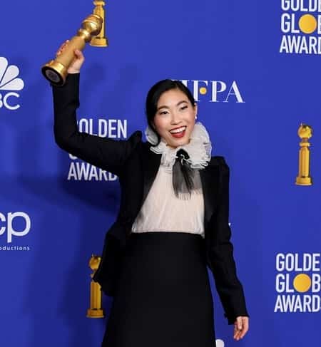 Awkwafina welcomed 2020 with the Golden Globe Award for the Best Performance by an actress in a Motion Picture for the film, The Farewell.